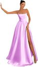 Women's Clothing Tube Top Sexy Evening Dress Slit Slim Banquet Evening Dress_ecoleips.com