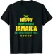 Women's T-Shirts NEW Happy Independence Est 6th August 1962 Jamaica T-Shirt - MADE IN USA_ecoleips.com
