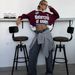 "Yues Women's Letter Print Hoodie - Oversized Loose Fit Pullover Sweatshirt, Long Sleeve Crewneck Cotton Blend Casual Streetwear"_ecoleips.com