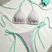 2026 European And American Foreign Trade Cross-border Double-sided Bikini, Special Fabric Tie-up Swimsuit, Women's_ecoleips.com
