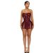 Women's Clothing Elegant Fashionable Strapless Bodycon Sequined Mini Dress Style Hollow Out Elastic For Formal & Casual For Women_ecoleips.com
