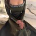 Modest Abaya Dress Elegant V-Neck Long Sleeve Party Dress – Glamorous A-Line Evening Gown With Rhinestone Detail (XS-XXL, Army Green)_ecoleips.com