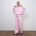 Trendy Hooded Sweatshirt & Jogger Set – Streetwear Casual Outfit (White/Black/Beige/Pink) Fashion Trends_ecoleips.com