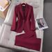 Women's Clothing Professional Suit Set Autumn Style Receptionist Business Manager Work Uniform Formal Jacket_ecoleips.com