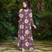 2025 Autumn New Fashion Print Dress for Women Polyester Cross Border Foreign Trade Suitable for Europe And America_ecoleips.com