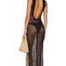 Women's Hollow-Out Knitted Beach Cover-Up - Bikini Blouse & Skirt Set For Summer Vacation, Boho Chic Style_ecoleips.com