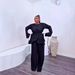 Women’s Crisscross Tie-Front Top & High-Waisted Wide-Leg Pants Set – 2026 Summer Casual Outfit (S-XXL, Black)_ecoleips.com