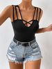 Cross-border European And American Women's Clothing, Sexy Cross-back Camisole Top For Women, Foreign Trade_ecoleips.com