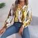 Real Shot Of 2026 Spring/Summer European And American Casual Color-block Striped Long-sleeve Shirt With Suit Collar,_ecoleips.com