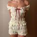 Verve 2024 Spring Summer Women's New Pleated Tie Short Sleeve Shorts Slim Fit Casual Set_ecoleips.com