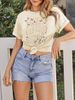 GEMLON Graphic T-Shirts For Women Loose Print Short Sleeve Tops Summer Casual Tees Shirt_ecoleips.com