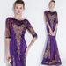 Black Mermaid Evening Gown Elegant Long Banquet Dress for Women Dignified Sophisticated Suitable for Presenters Performances_ecoleips.com