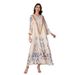 Muslim Women's Long Robe Printed Evening Gown Abaya Dress_ecoleips.com