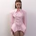 Spring Fashionable Women's Long Sleeved Shirt Style Lapel Striped Irregular Design Niche Clothing For Women_ecoleips.com