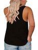 Women's Fashion Tank Top With Print And Round Neckline Perfect For A Cool Spring And Summer_ecoleips.com