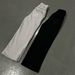 Double Waistband Embroidered Sweatpants High Street Trendy Loose Wide Leg Pants for Men And Women Fake Two Piece Comfortable Bottoms_ecoleips.com