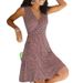 Women Stylish Summer Dress Casual Sleeveless Design With Slim‑Fit Silhouette, All‑Over Print & Tie‑Waist Detail_ecoleips.com