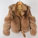 Women's Clothing Fox Fur Coat For Women Motorcycle Style Short Style Internet Celebrity Same Style Slimming Fur_ecoleips.com