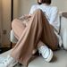 H789 Ice Silk Wide-Leg For Women, Spring And Autumn Thin Chiffon High-Waist Draped Loose Straight-Leg Slimming Casual_ecoleips.com