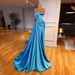 Elegant Backless Evening Gown with Train A-Line Long Dress for Cocktail Parties Banquets And Special Occasions_ecoleips.com