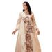 NC78 Women's Mesh Embroidered Dress Robe New Style Heavy Appliqué Patchwork Muslim Fashion Clothing_ecoleips.com