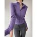 Women's Sunscreen Slimming Quick Drying Long Sleeve Sportswear Top Lulu Jacket Yoga Fitness Outfit Set Running Clothing_ecoleips.com