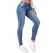 Women's High-Stretch Skinny Ankle Jeans - Slimming & Comfortable Denim Pants For Everyday Wear_ecoleips.com