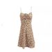 24 Summer New Women's French Retro Floral Mid-Length European And American Style Slim Fit Slimming Strap Dress_ecoleips.com