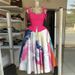 Women's Floral Print Bow Detail Camisole And Flared Skirt Set - Spring Elegance Two-Piece Outfit_ecoleips.com