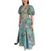 Women's Clothing Spring Summer New Printed Lantern Sleeve Dress Ins Casual Loose Holiday Dress For Women_ecoleips.com