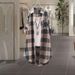 Women's Long-Sleeved Striped Shirt With Spring/Summer Cardigan Design, Loose-Fitting Sun-Protective Underwear_ecoleips.com