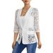 Elegant Solid Color Women's Blazer Fashion Lace Trimmed Outerwear for Spring 2026 Cross Border Trade_ecoleips.com
