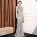 Women's Clothing Evening Dress Elegant And Light Luxury Goddess Style High End Noble Lady Banquet Evening Long Slim Fishtail Dress_ecoleips.com