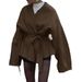 Diyun European And American Elegant Lace-Up Long Sleeve Blazer Women's Fashion 2025 Autumn Winter_ecoleips.com