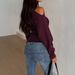 DiYun European American Casual Vacation Solid Color Long-sleeve Knitted Sweater Women's Clothing 2025 Autumn And Winter_ecoleips.com
