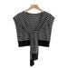 Women's Clothing Thin Fashion Striped Knitted Shawl For Women In Summer New Air Conditioned Room Ice Silk Shoulder Guard Versatile Waistcoat Shoulder_ecoleips.com