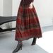 Retro Bohemian Ethnic Print For Women, 2026 Autumn New High-Waisted Slimming Long A-Line Skirt_ecoleips.com
