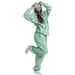 Women's Casual Hoodie & Pants Set - Cozy Loungewear Two-Piece Outfit With Eye Mask, Soft Polyester, Oversized Fit, Solid Colors_ecoleips.com