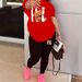 Women's Clothing Women's Fashion Set Includes T-Shirt Trousers Short Sleeved For Formal & Casual For Women_ecoleips.com