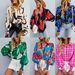 Aria Basics Aria Basics New European And American Women's Fashion Printed Long-sleeve Versatile Shirt_ecoleips.com
