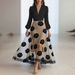 2026 European And American Cross-border Independent Site SHEIN Printed Party Elegant Holiday Mesh Dress_ecoleips.com