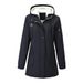 Quilted-Lined Hooded Trench Coat – Warm Longline Parka For Women (S-XXL, Black/Pink/Army Green)_ecoleips.com