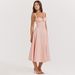 European And American Summer New French Style Elegant With Tie Waist Slimming A-line Split Strap Dress For Women Foreign_ecoleips.com