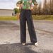 Suitable For All Seasons 2024 Spring Summer New Casual Women's Pocket Wide-leg Cotton Linen Loose Long Pants For Women_ecoleips.com