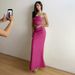 Spring New Women's Clothing Slim Fit Cropped Camisole High Waist Skirt Set European American Style Solid Color 2024_ecoleips.com