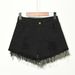 Women’s Clothing Women's Fat MM Denim Shorts Ripped Elastic Large Size Women's Denim Shorts_ecoleips.com