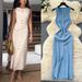 2025 New Women Chic Fashion With Golden Buttons Knitted Midi Dress O Neck Sleeveless Female Dresses Vestidos Mujer_ecoleips.com