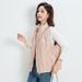 Winter Siyu 90 Lightweight Vest Women's Striped Down Jacket Plus Size_ecoleips.com