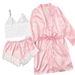 Lace & Stripes Seduction Set – Plus-Size Sleepwear With Matching Bra (S-XL)_ecoleips.com
