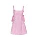 YL24593 Spring 2025 New Bodycon Elegant Socialite Style Sexy Slim Fit Square Neck Bowknot Dress_ecoleips.com